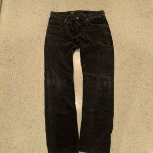 Ag Adriano Goldschmied Gray Corduroy Pants Men’s size 34